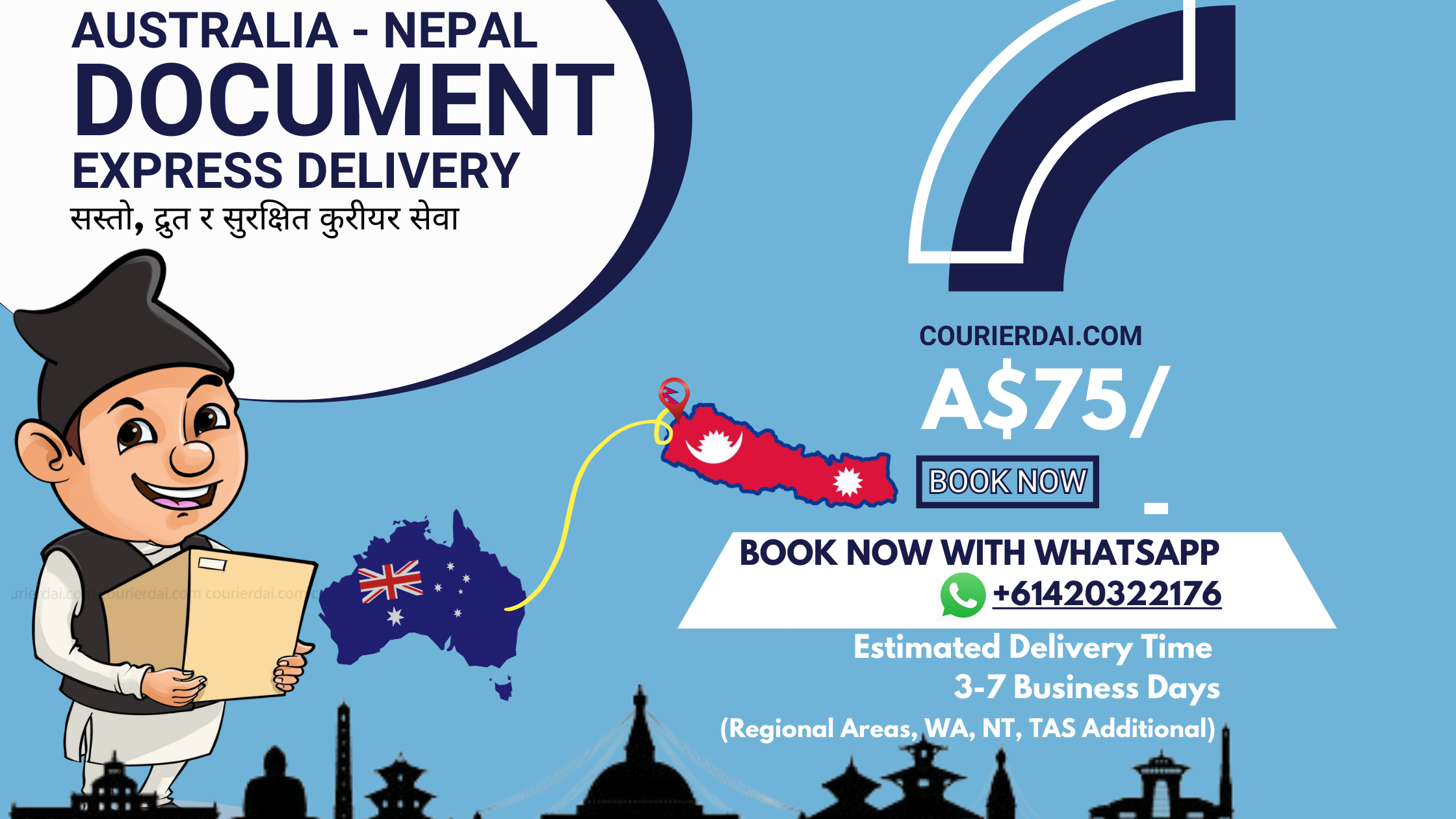 Send parcel to Nepal
